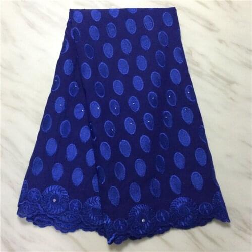 Latest African Cotton Lace Fabric With Eyelet Holes Swiss Voile Lace In Switzerland For Wedding Party Sewing Dress pl21-75