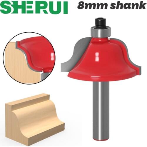 Roman Ogee Edging and Molding Router Bit - Medium -8" Shank CNC tools solid carbide