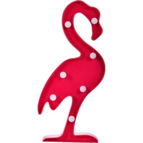 3D LED Shine Flamingo Lamp Pineapple Table Light Cactus Night Marquee Letter Nightlight for Home Christmas Decoration