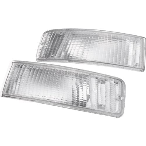 For Audi 90 80 B4 Turn Signal Lights Lamp Indicator Blinker White Lens 19881989 1990 1991 1992 1993 1994