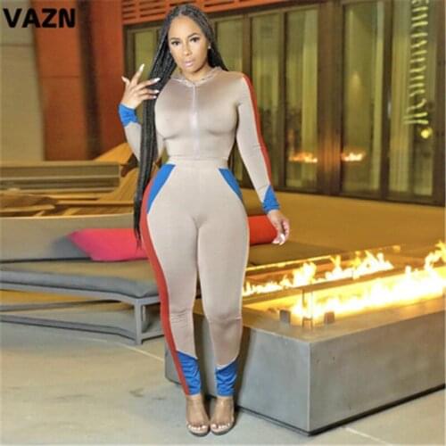 VAZN 2020 New Full Sleeve Solid O-Neck Women Casual Fashion Set Holiday Women Young Energetic Set