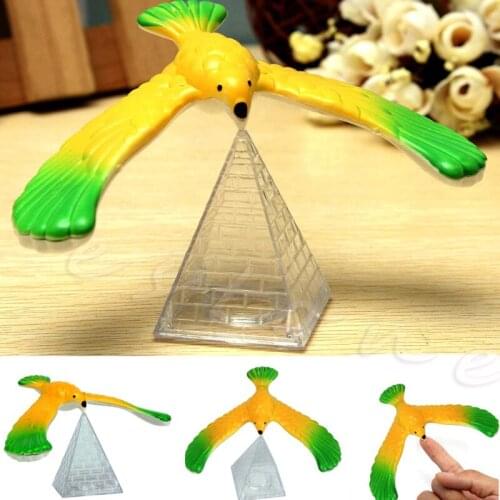 Magic Balancing Bird Science Desk Toy w/ Base Novelty Eagle Fun Learn Gag Gift