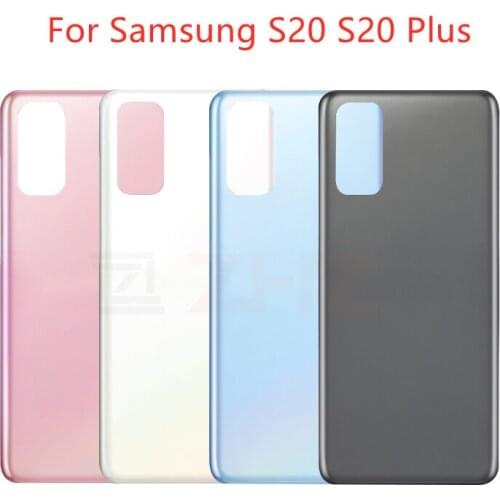 For Samsung Galaxy S20 s20 plus Back Glass Battery Cover Door Rear Glass Housing Case For Galaxy s20 G980 S20+ G985 Back Cover