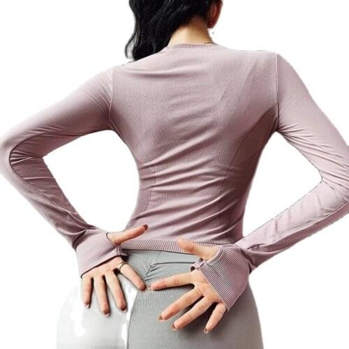 Blazer Womens Tight Sexy Ny Yoga Wear Quick Dry Shirt