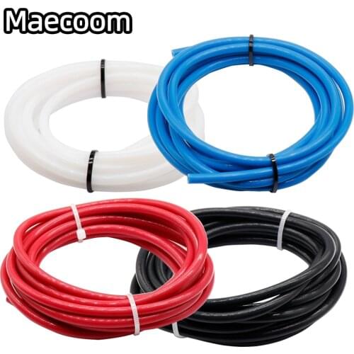 1/2/5/10Meter 2x4mm ID 2mm OD 4mm PTFE Tube for 3D Printer Parts Pipe Bowden J-head 1.75mm Filament Guide Tube Ender3 v2 CR10