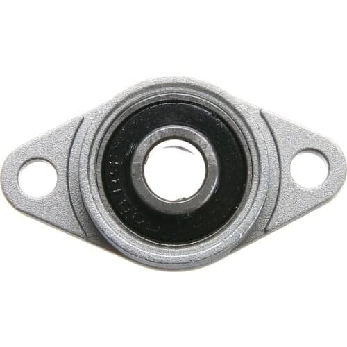 1Pcs KFL08 Pillow Block Bearings Zinc Alloy Rhombic Pillow Flange Block Bearings 8mm Bore Diameter