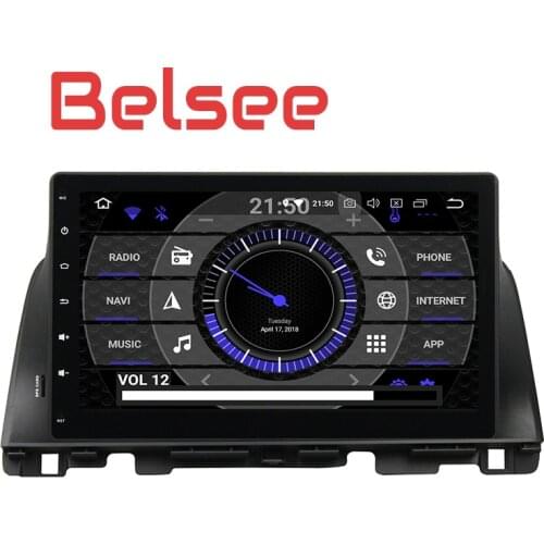 Belsee 10.1" Kia K5 Optima Car Radio Stereo Android 8 PX5 Octa Core 4GB+32GB GPS Bluetooth Autoradio Support Android Auto WiFi