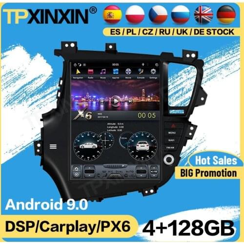 Carplay Tesla 128G Radio Stereo Screen Receiver Android 10 For k5 2010 2011 2012 2013 GPS Player Navigation Auto Audio Head Unit