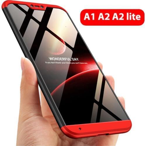 Mi A2 A3 lite A1 miA2 miA1 MIA3 lite Case 360 3-in-1 Hard Tempered Glass Full Cover for Xiaomi Mi A2 A3 lite A1 miA2 miA1 MIA3