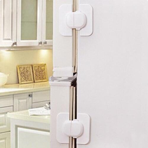 Kids Child Baby Safety Door Lock Proof Cupboard Fridge Cabinet Prevent Clamping