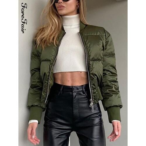 Женские стеганые куртки Forefair China At AliExpress