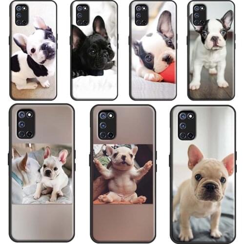 French Bulldog Dog Phone Case For OPPO Find X2 X3 Pro A1K A15 A3S A5S A52 A72 A83 A91 A93 A31 A53 A5 A9 2020