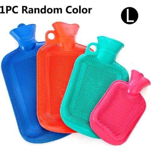 Hot Water Bottles Portable Rubber Winter Warm Water Bottle Hand Warmer Girls Pocket Hand Feet Hot Water Bag Random Color S/L