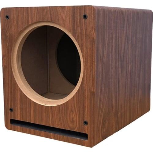 IWISTAO HIFI 12 Inch Subwoofer Empty Cabinet Passive Wooden Speaker Enclosure HDF Board DIY