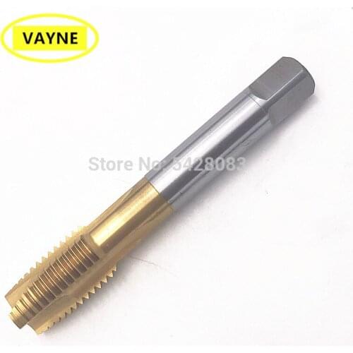 VAYNE HSSE Metric Spiral Pointed Taps with Tin Coated M14M16*2/M18M20X0.25 machine Fine Thread screw tap of these types *1/1.5