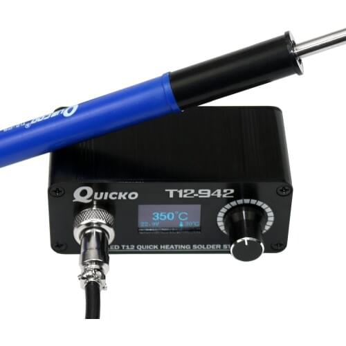 MINI T12-942 Soldering Iron station OLED Solder Electric Welding Iron Tips 0.96 inch Temperature Controller With P9 Handle