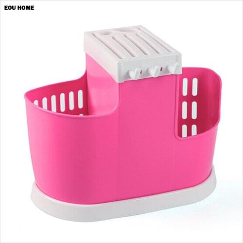 Multifunctional Plastic Tableware Knife Blocks Kitchen Finishing Drain Chopsticks Bracket Kitchen Accessories