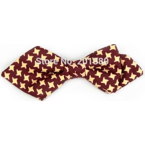 Fashion Pin Boys Bow Tie Cotton 2019 New Plaid Dot Bowtie Children 20 colors small School Wedding
