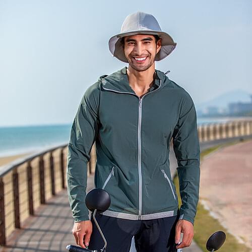 OhSunny Outdoor Sports Fishing Shirt Hoodie Anti-UV Sun Protection Sunscreen Coats Clothes Quick Dry Breathable Loose Pullover