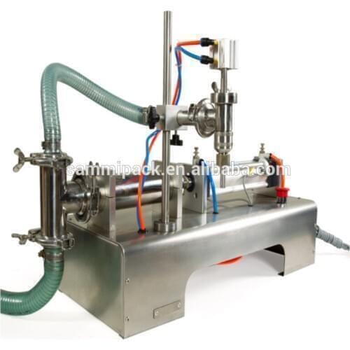 New arrival Semi-auto pneumatic piston liquid filling machine with single heads 30-300ml