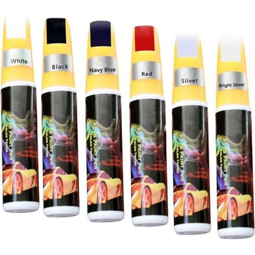 6 Colors Car Scratches Paint Repair Pen Repair Painting Market Pen Automotive Car Vehicle Paint Care Red Black White Silver Gray