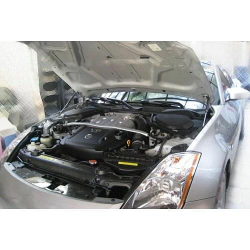 Car Styling Front Hood Bonnet Modify Gas Struts Lift Support Shock Damper Carbon Fiber For Nissan Sentra 180 pre-LCI 2001-2002