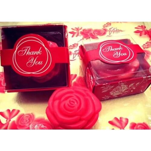 Wedding Gifts for Guests Mini Rose Handmade Soap Bridesmaid Gifts Wedding Party Personalized Baby Shower Souvenir Soap Gift