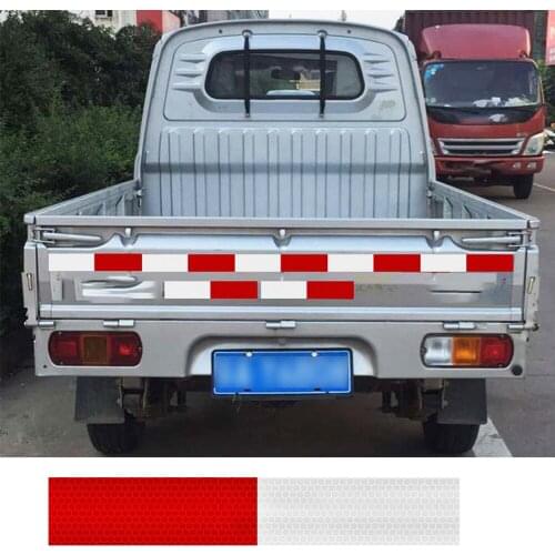 10Pcs Car Truck Reflective Safety Tape Warning Night Light Waterproof Trailer Reflector Sticker Automobiles Accessories Parts