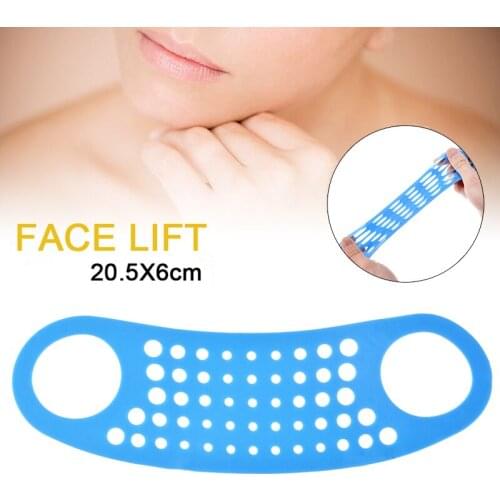 V Shape Jawline Wrinkle Face Chin Lift Up Slimming Belt Strap Band Mask Strap Band Slimming Thin Facial Belt 20.5 X6 CM