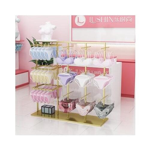 Panty Nakajima Frame Golden Underwear Display Stand