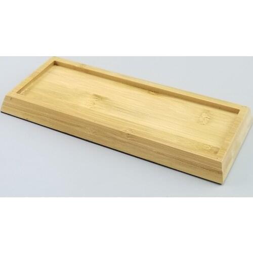 1 pcs Kitchen knife sharpener corundum whetstone oil stone honing stones grindstone Bamboo base