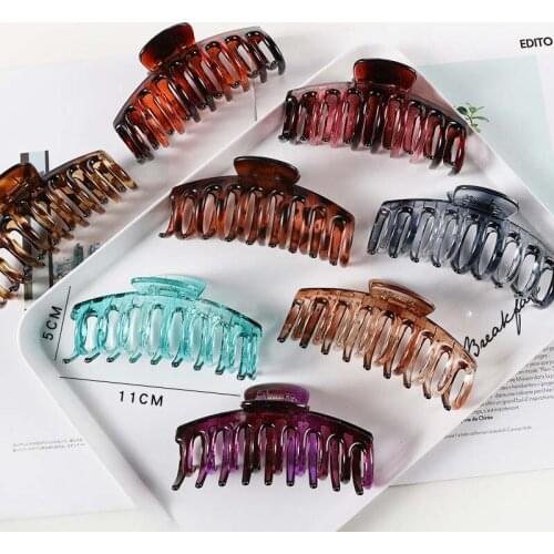 Nice Gift Fashion Hair Accessories Bath Hair Clips Crab Claws Clam Multi Purpose 1Pcs Korean Style for Girl Women Plastic
