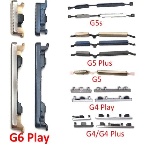 50pcs/lot，For Motorola Moto G5s G4 G6 Plus Play G5 G5s Power Volume Side Button Key