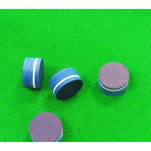8pcs/lot 8layers blue with white inside pigskin Billiards Pool Cue tips in 13/14mm and SS/S/M/H without logo can customize China