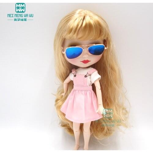 1pcs 30cm Blyth doll accessories fashion parallel bars sunglasses gradient color