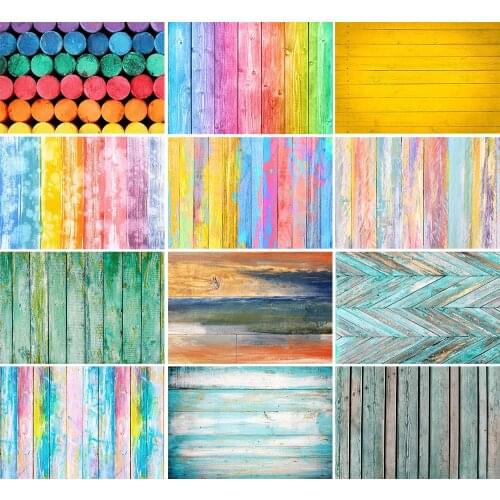 Avezano Color Wood Photography Background Planks Board Hardwood Texture Party Baby Pattern Backdrop Photocall Photo Studio Decor