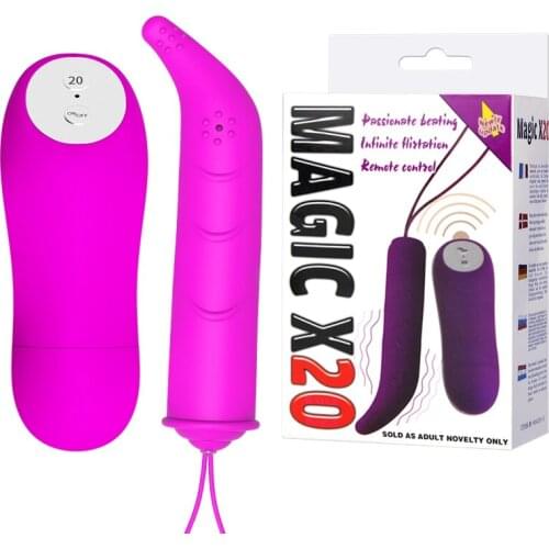 Baile 20 Speed Powerful Bullet Vibrator Remote Control Clitoris Stimulator G-Spot Massager Vibrating Egg Sex Toys for Women