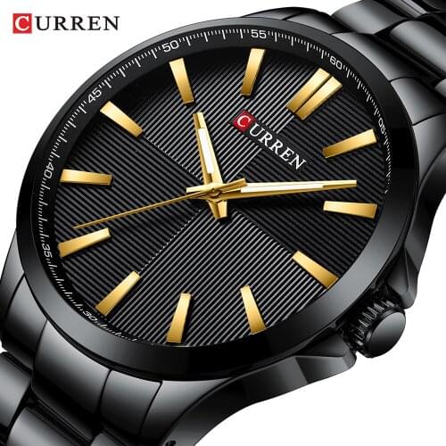 Men Watches 2020 Luxury Brand Stainless Steel Fashion Business Mens Watch CURREN Wristwatch Man Clock Waterproof 30 M Relojes