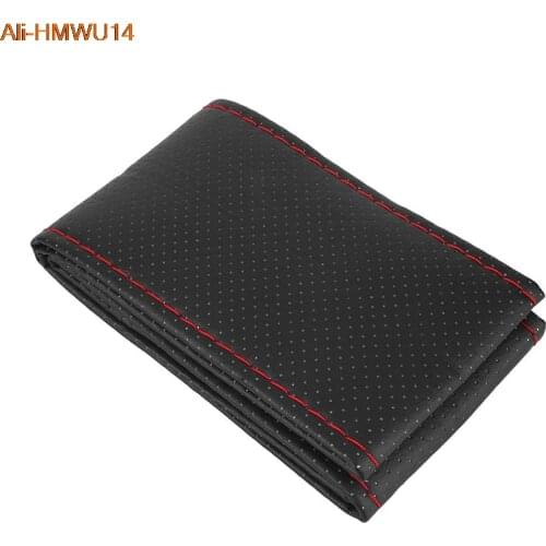 1xDIY Handmade 38 Cm With Knitting Needles Internal Accessory Kit Car Leather Steering Wheel Cover