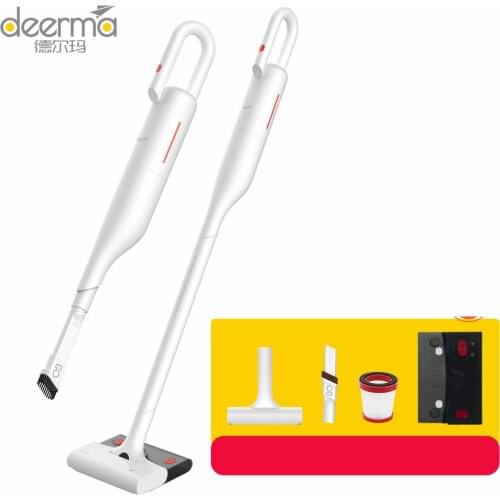 Deerma Handheld Cordless Vacuum Cleaner VC01 MAX Household Big Suction Vacuum Cleaner Suction Drag Mop Machine Removing Mites