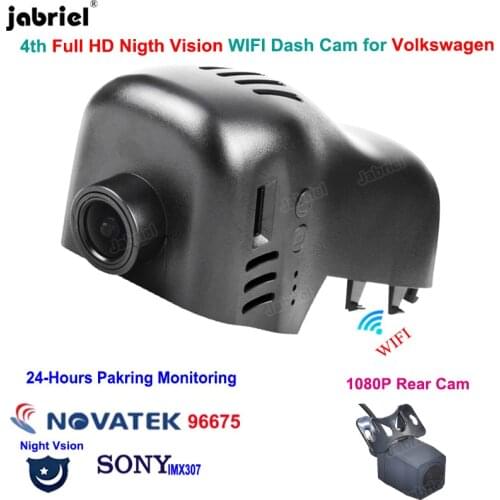 Full HD WIFI 24H Car Dvr Dash Camera for Volkswagen vw golf Polo Tiguan Passat Touran Jetta Arteon Touareg Multivan Magotan EOS