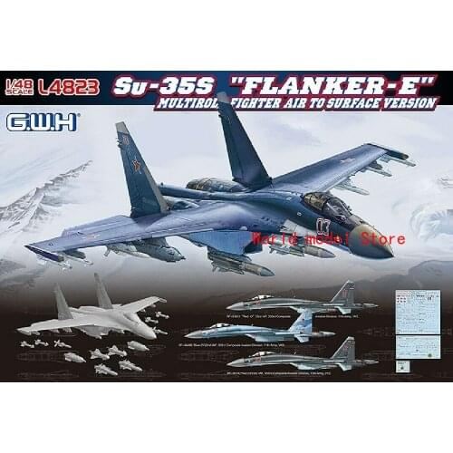 GreatWall L4823 1/48 Su-35S "Flanker-E" Multirole Fighter Air T0 Surface Plastic Model Building Kit