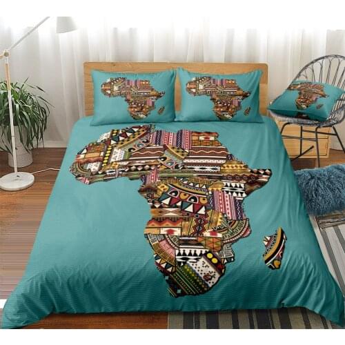 Fanaijia Quilt Cover and Pillowcase world map Bedding Sets Full Duvet Cover and Pillowcase Bed Set Twin queen king Size