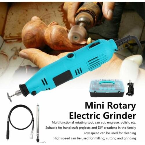 Multifunction 130W Mini Electric Grinder Machine 6 Speed Eletric Rotary Tool Engraving Machine For Cutting/Polishing/Engraving