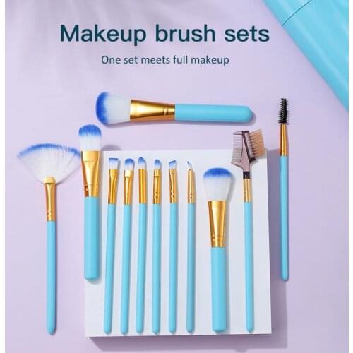 12PCs Makeup Brush Set Cosmetict Makeup For Face Make Up Tools Women Beauty Professional Foundation Blush Eyeshadow Consealer