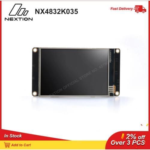 Nextion Enhanced NX4832K035 - 3.5'' HMI Intelligent Touch Display TFT LCD Full-color Module Support NEXTION Editor