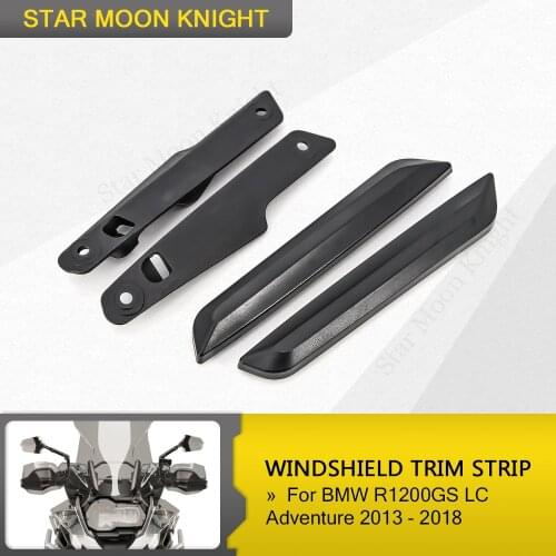 Motorcycle Windshield WindScreen Trim Strip For BMW R1200GS LC 2013 - 2018 R 1200 GS Adventure 2018 - 2020 R1250GS R1250 GS ADV