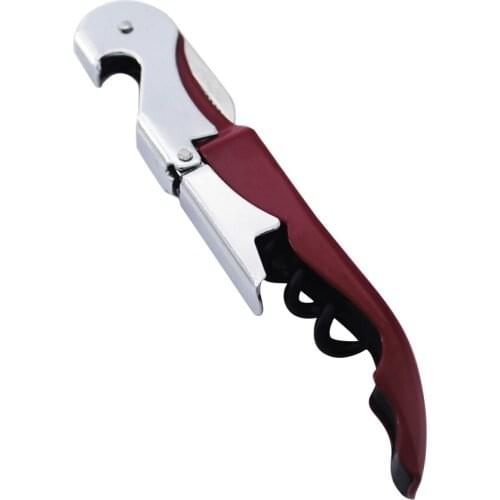 Hot Multifunctional Stainless Steel Metal Corkscrew Wine Beer Bottle Opener (Random Color)