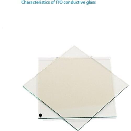 50x50x1.1mm, Less than 20 ohm/sq, 10pcs Lab Transparent Conductive Indium Tin Oxide ITO Glass ATT