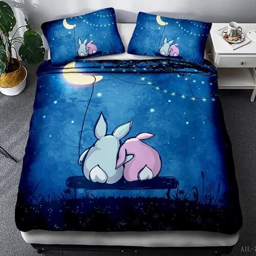 Rose Love Heart-Shaped Valentines Day Quilt Cover Festival Celebration Decorate Love Nest Bedroom Bedding Set Bed Sheet